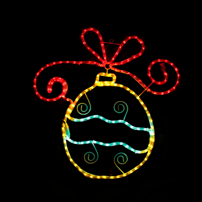 LED Christmas Flower με 180 LED Κόκκινο& Πράσινο& Κίτρινο