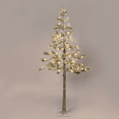 LED Snow Pine Tree με 128 LED Θερμό Λευκό