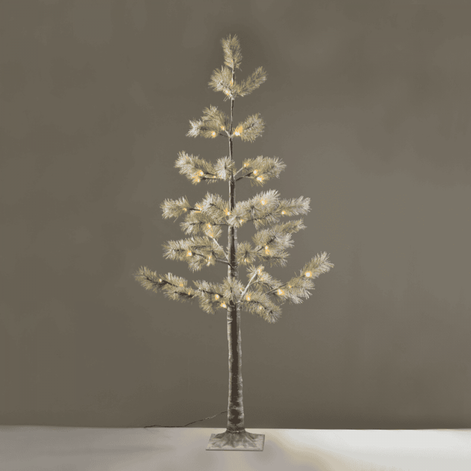 LED Snow Pine Tree με 56 LED Θερμό Λευκό