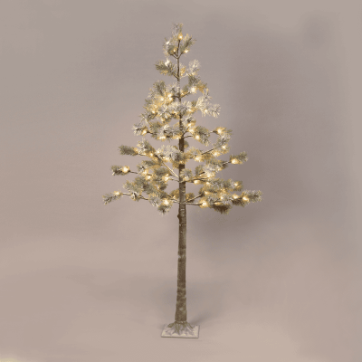 LED Snow Pine Tree με 96 LED Θερμό Λευκό