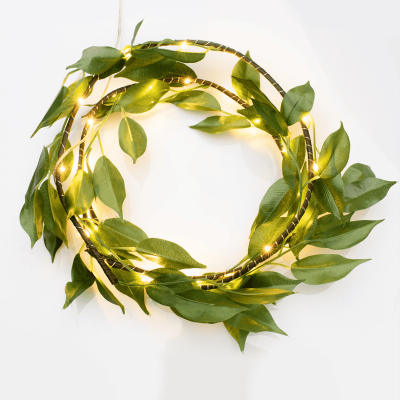 LED Christmas Wreath με 30 LED Πράσινο