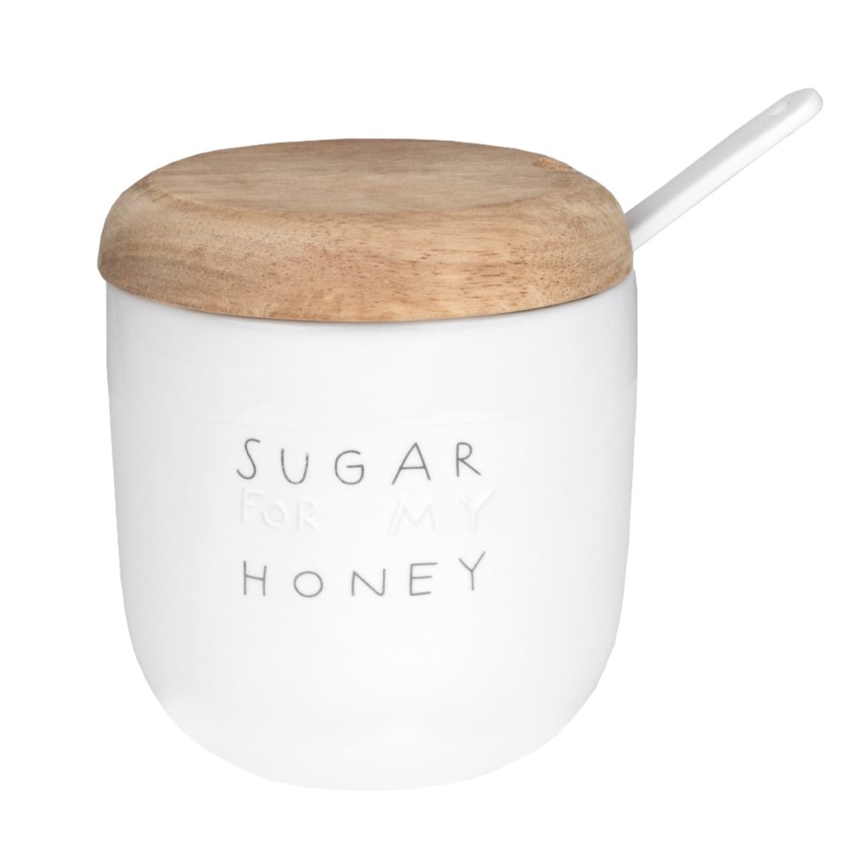 Πορσελάνινο Βάζο Για Ζάχαρη "Sugar For My Honey"