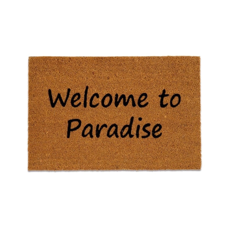 Χαλάκι Εισόδου Welcome To Paradise