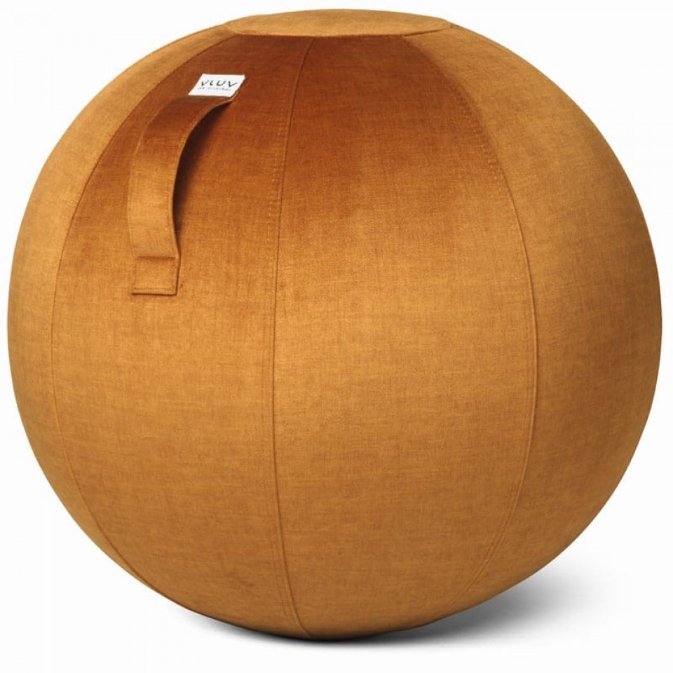 Σκαμπό Μπάλα Ενεργού Καθίσματος Varm Βελούδο 65cm Πορτοκαλί