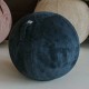 Σκαμπό Μπάλα Ενεργού Καθίσματος Vlip Κοτλέ Απαλό Ύφασμα 65cm Σκούρο Μπλε