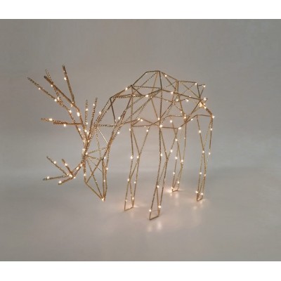 Decorative LED Metal Deer 63cm