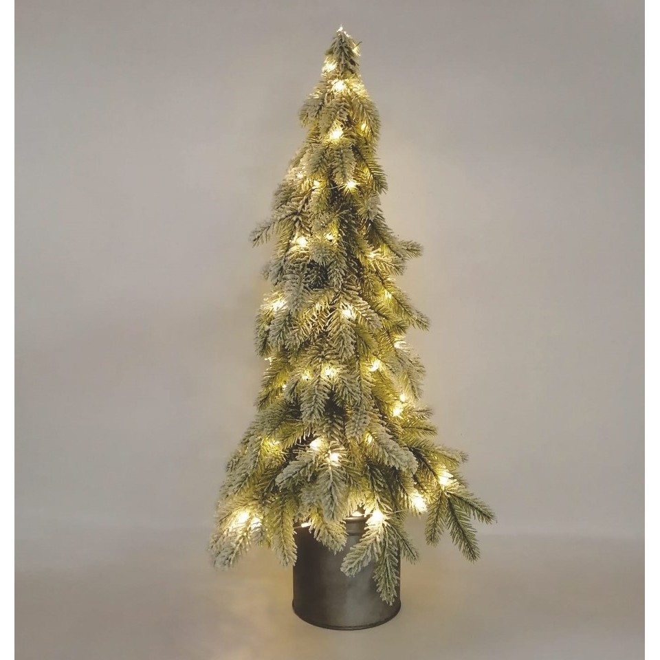Χριστουγεννιάτικα Διακοσμητικά LED Μπαταρίας Δεντράκι 65 cm