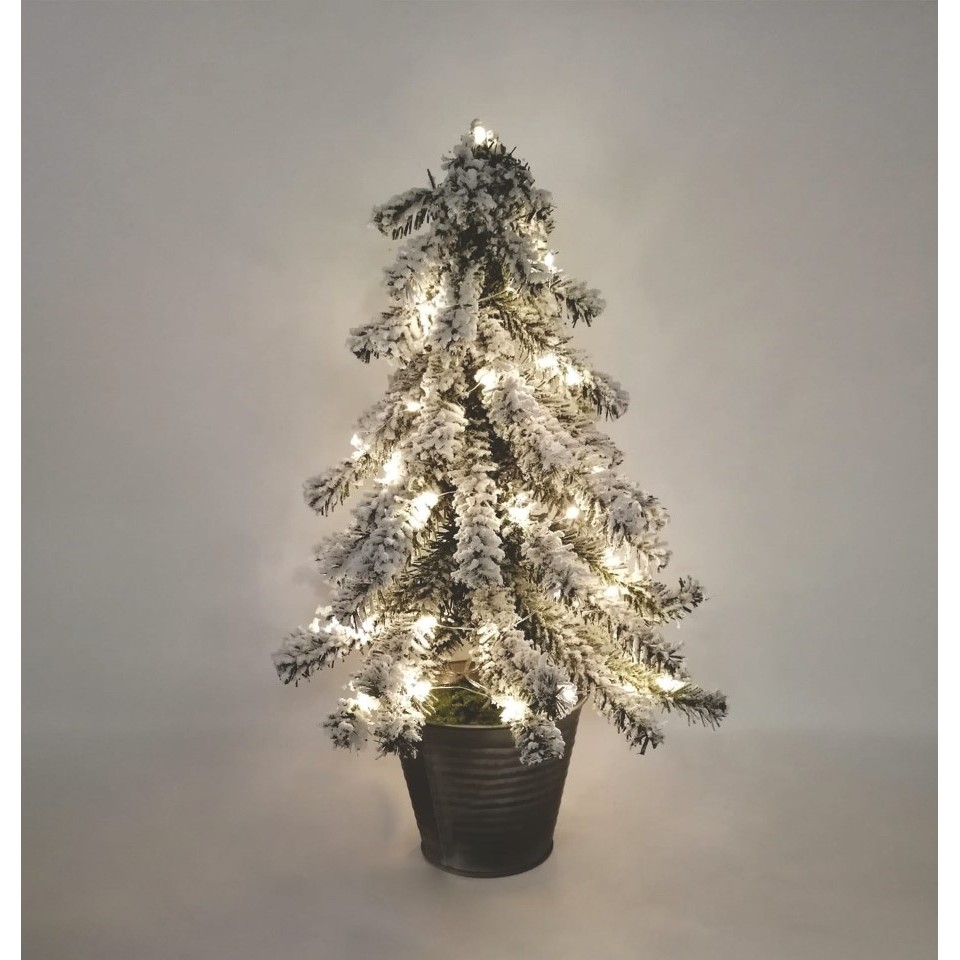 Χριστουγεννιάτικα Διακοσμητικά LED Μπαταρίας Δεντράκι 45 cm