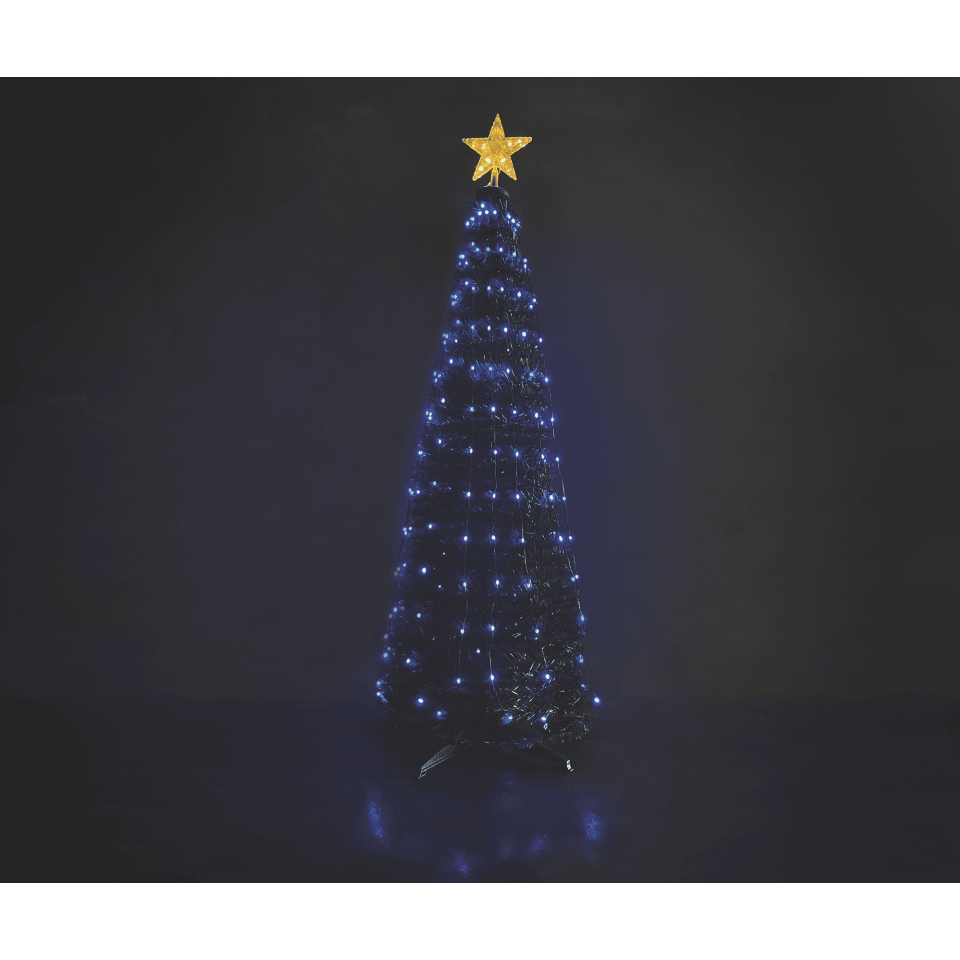 LED Χριστουγεννιάτικο Δέντρο Smart IP44 192LED 1.5m Μπλε