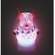LED Χριστουγεννιάτικος Προτζέκτορας σε σχήμα Τάρανδος με Πολύχρωμη Προβολή 9.5x18.5cm Μπαταρίας