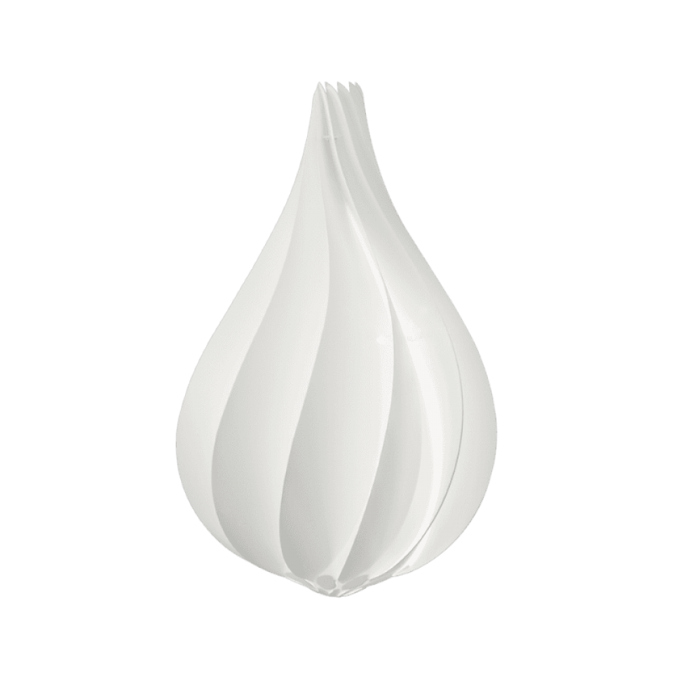 Σκανδιναβικό Φωτιστικό Alva Medium White Φ24,5