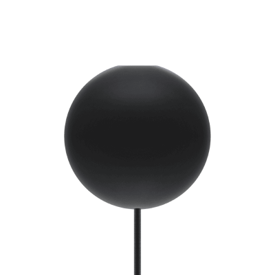 Black Spherical Silicone Rosette Cannonball by Vita
