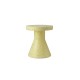 Table Stool from Recycled Materials Bit Cone Yellow