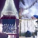 Copper LED Xmas Icicle 200L 5m Cool White IP44