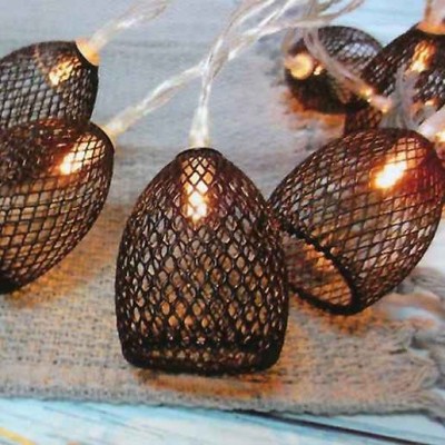 Decorative LED Lights Mini Cages Copper Warm White