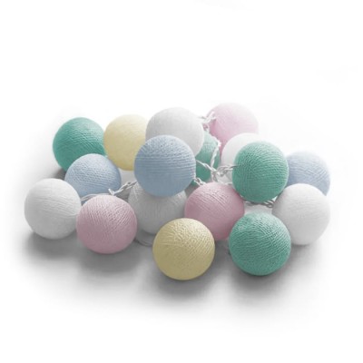 Decorative LED Lights Cotton Balls Candy
