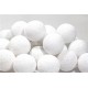 Διακοσμητικές Μπάλες Cotton Balls με LED Φωτάκια Μπαταρίας Λευκές Pure