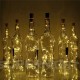 Διακοσμητικά Φωτάκια Χαλκού για Μπουκάλια Θερμό Φως 20LED 2m Μπαταρίας