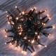 Decorative LED String Lights 2.4m long Green Wire Warm