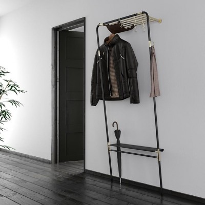 Clothes Rack Lean on Me Black by UMAGE