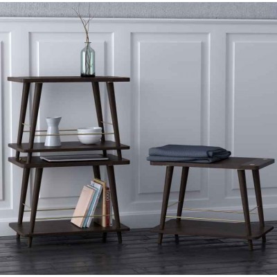 Side Table Convenience Dark Oak by UMAGE