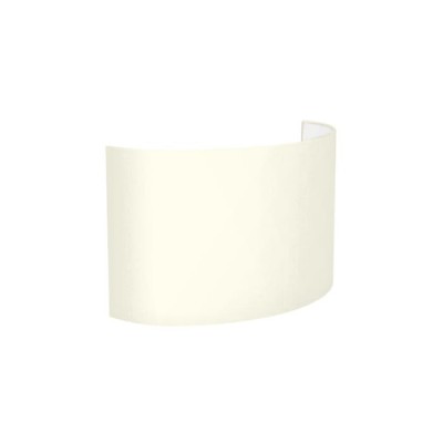 Wall Lamp for Hotel with White Base and Fabric Modern Rectangular Lampshade Black / White / Ivory