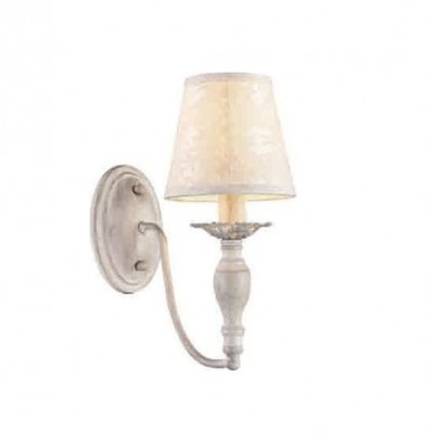 Classic Wall Lamp with White Glod Antique 1XE14