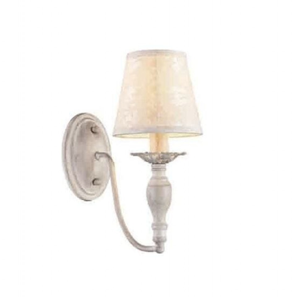 Classic Wall Lamp with White Glod Antique 1XE14