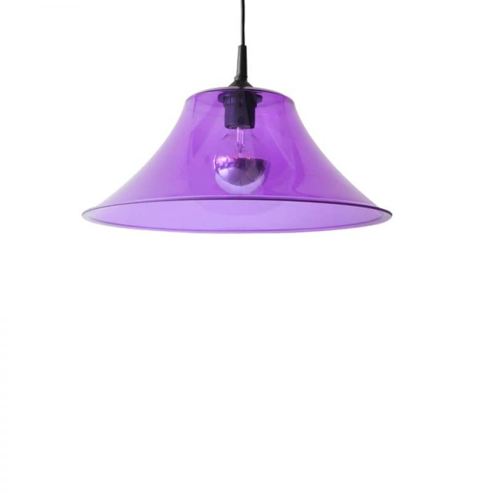 Hanging Lamp for Bedroom 35cm Purple