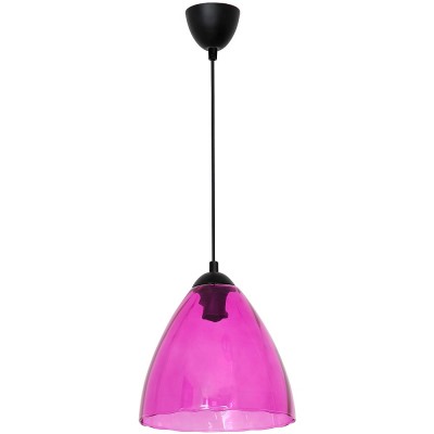 Glass Pendant Lamp G24cm in multiple colours