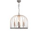 Single b Industrial Pendant Lamp-Cage White (4xE14)