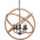 Pendant Light Ball with Rope 5XE14