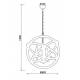 Pendant Light Ball with Rope 5XE14