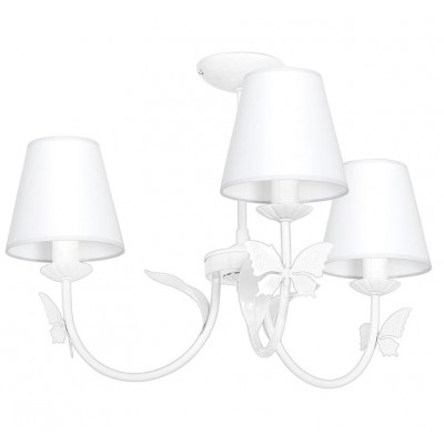 Kids Lamp with Butterfly White 3 bulbs Ε14