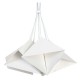 Metal Pendant Industrial Lamp Set (7xE27) White