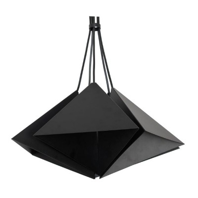 Metal Pendant Industrial Lamp Set (5xE27) Black