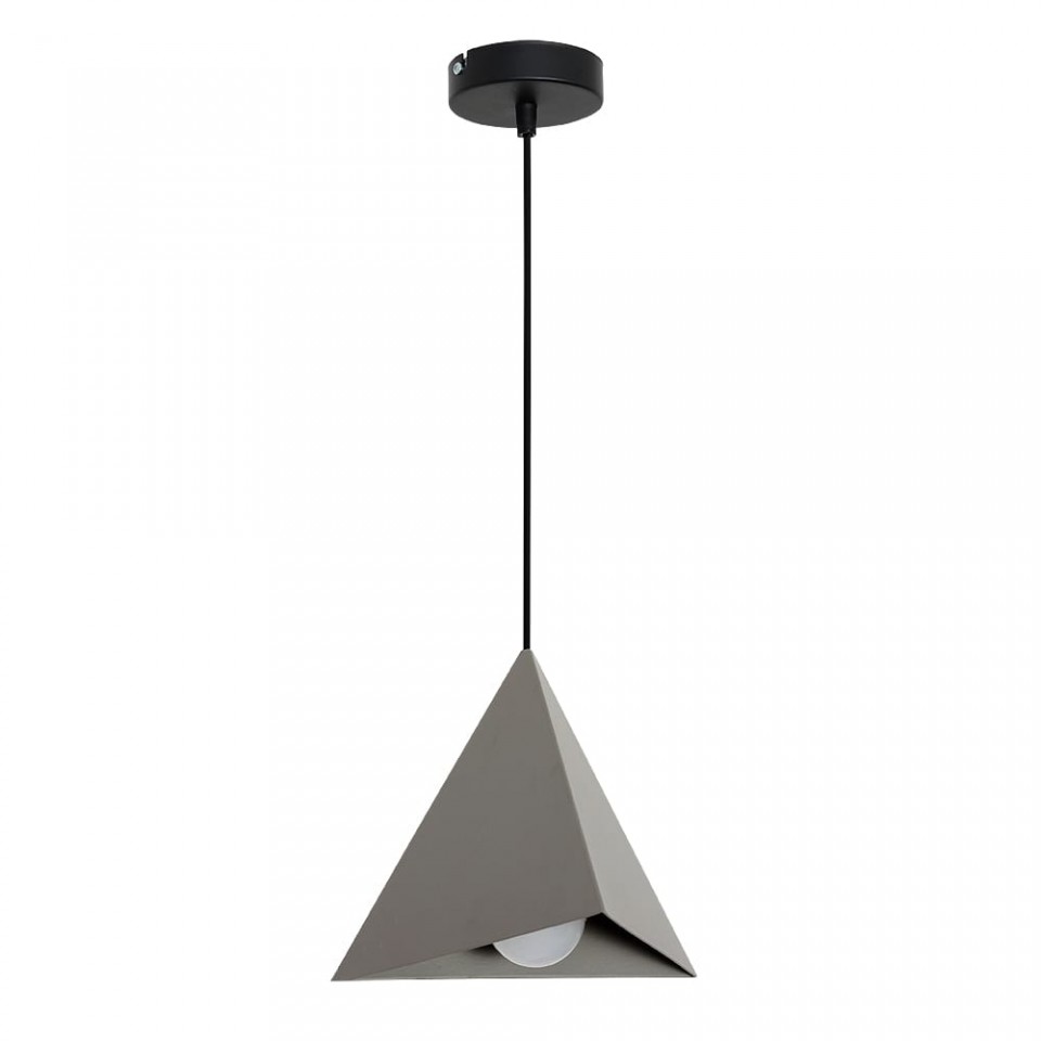 Metal Pendant Industrial Lamp Set (1xE27) Gray