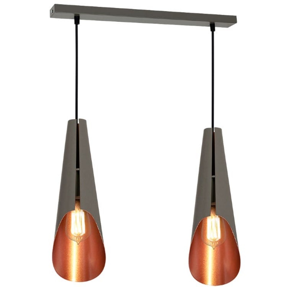 Metal Ceiling Industrial Lamp Calyx (2xE27)
