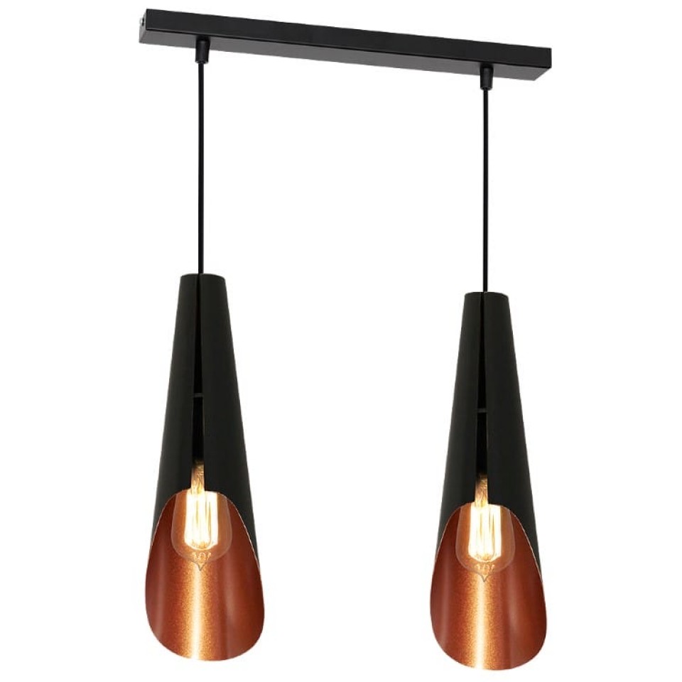 Metal Pendant Industrial Lamp Calyx (3xE27)