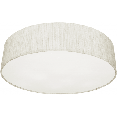 Modern Ceiling Lamp Turda Fabric Lampshade White