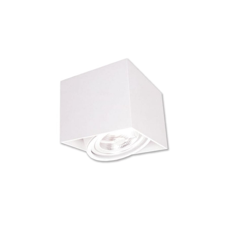 Square Ceiling Spot light of aluminum Nino GU10 / E27 White