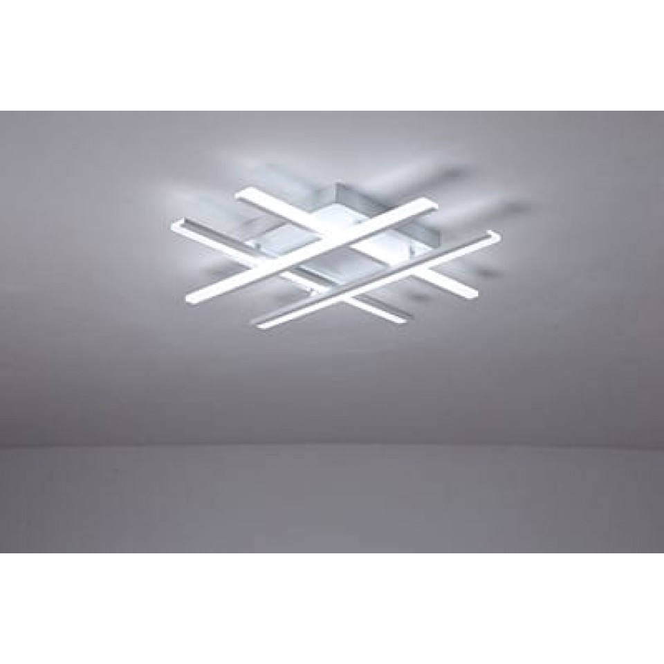 LED Φωτιστικό Οροφής Mallorca 42W Λευκό Φ70cm