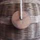 Handmade Xl Pendant Lamp Rattan Bamboo ø60cm Dark Brown
