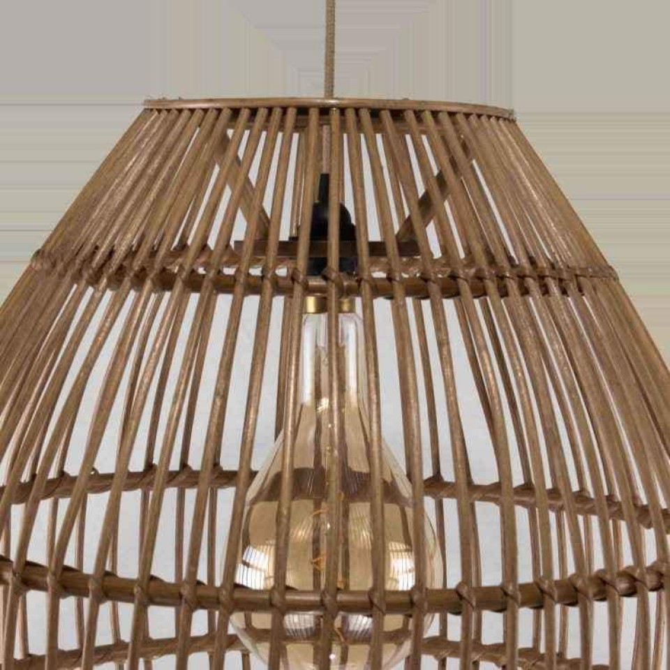 Boho Bamboo Lampshade Ratan Tibuk 60cm