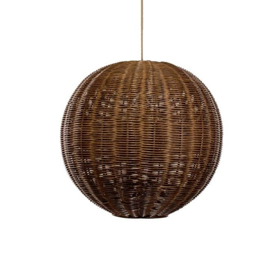 Boho Bamboo Lampshade Ratan Rondo Ball G60cm