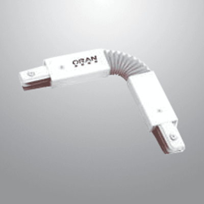 Flexible Adapter for single-phase recessed track for three-circuit voltage TRJ-YA White