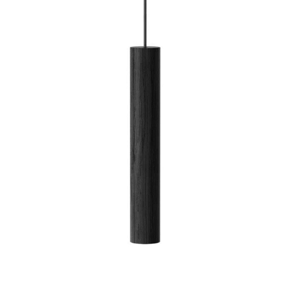 Μίνιμαλ Κρεμαστό LED φωτιστικό Μαύρο Ξύλινο Σποτ Chimes