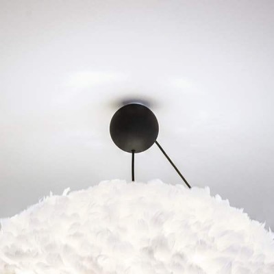 Black Spherical Silicone Rosette Cannonball by Vita