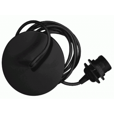 Metal Black Cord Set 2m Cable by Vita