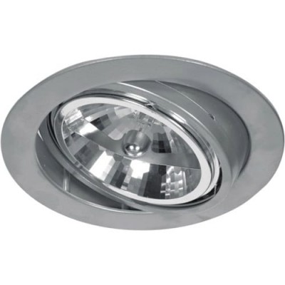 Recessed Ceiling Spot Light AR111 Round Movable Combi Silver / White / Black